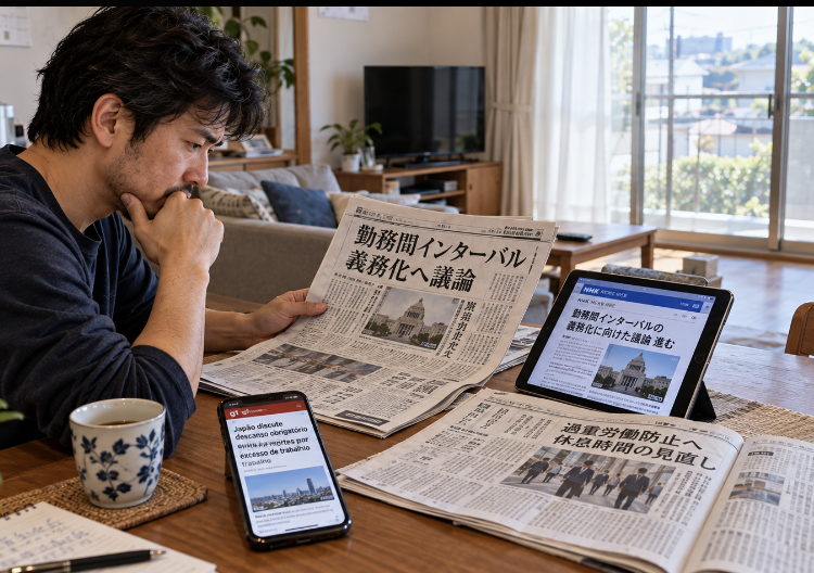 Japão discute descanso obrigatório entre jornadas para prevenir mortes por excesso de trabalho. Ed. 645.