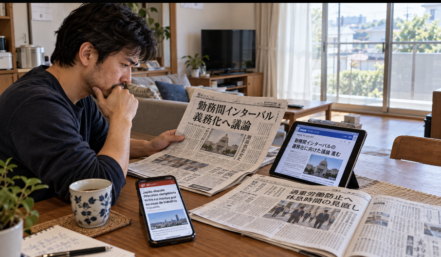 Japão discute descanso obrigatório entre jornadas para prevenir mortes por excesso de trabalho. Ed. 645.